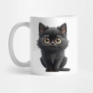 Cat Kitten Cute Adorable Humorous Illustration Mug